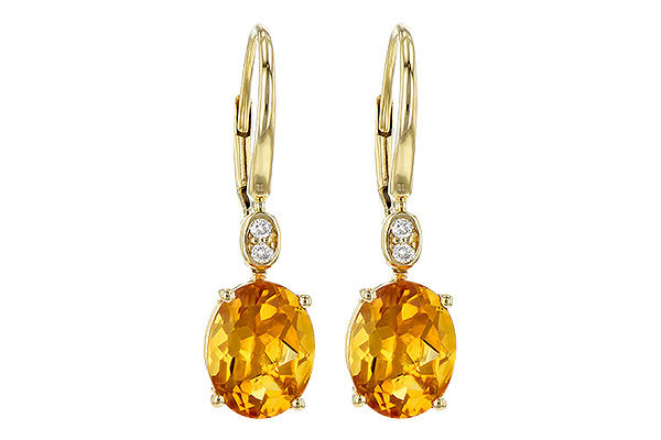 A245-08368: EARR 3.20 TW CITRINE 3.25 TGW (9x7MM CIT)