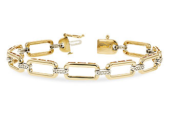 A328-69304: BRACELET .25 TW (7.5" - B244-14777 WITH LARGER LINKS)