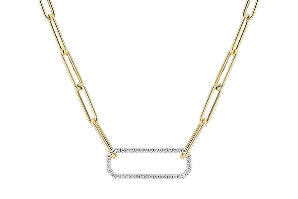 B328-63904: NECKLACE .50 TW (17 INCHES)