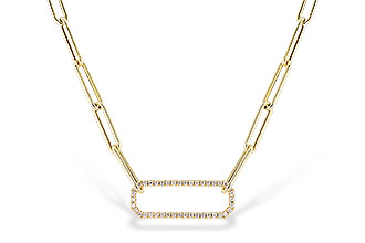 B328-63904: NECKLACE .50 TW (17 INCHES)