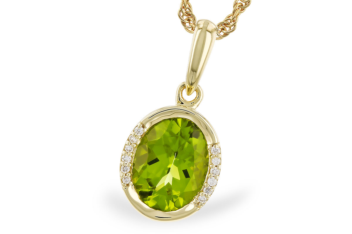 D328-67522: NECKLACE 1.72 TW PERIDOT 1.75 TGW (9x7 PER)