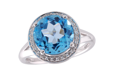 E242-30267: LDS RG 4.17 BLUE TOPAZ 4.32 TGW