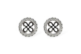 E242-31113: EARRING JACKETS .30 TW (FOR 1.50-2.00 CT TW STUDS)