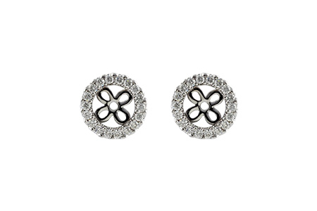F242-31104: EARRING JACKETS .24 TW (FOR 0.75-1.00 CT TW STUDS)