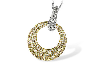 F244-12076: NECK 1.64 YELLOW DIAS 1.90 TW