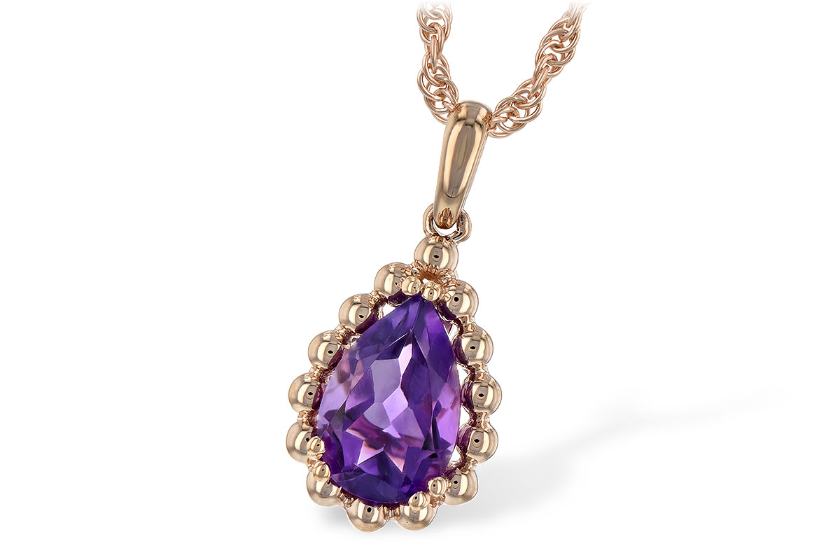 G244-12976: NECKLACE 1.06 CT AMETHYST