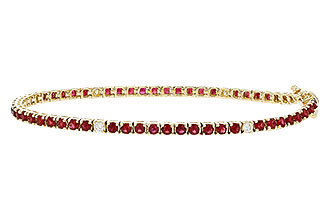 G329-55722: BRACELET 3.04 RUBY 3.29 TGW (7")