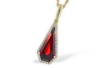 H327-74731: NECK 4.00 GARNET 4.17 TGW