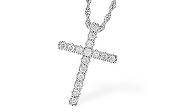 H328-63858: NECKLACE .25 TW