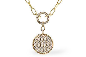 H329-56567: NECKLACE .92 TW (17")