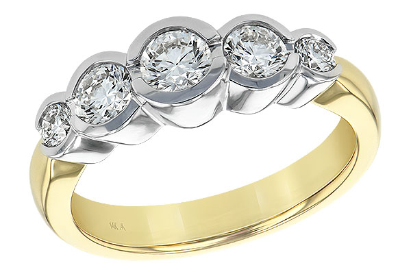K147-78403: LDS WED RING 1.00 TW