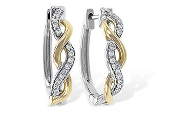 K244-09349: EARRINGS .15 TW