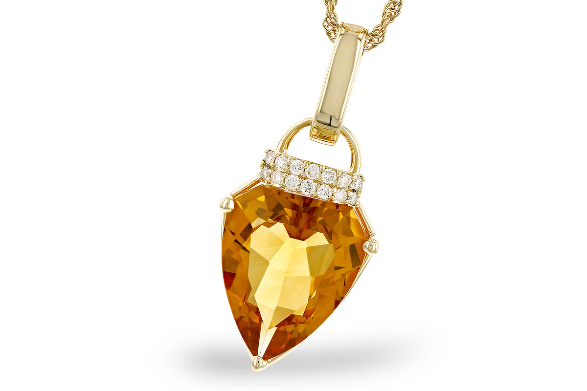 K328-70258: NECKLACE 3.12 CITRINE 3.18 TGW (12x10MM CIT)