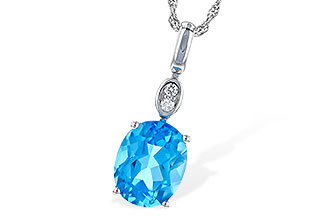 L245-07540: NECK 2.84 BLUE TOPAZ 2.87 TGW (10x8MM BT)
