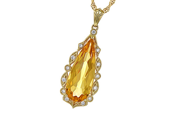 L327-75667: NECK 3.38 CITRINE 3.50 TGW