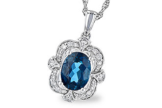 L327-79303: NECK 1.35 LONDON BLUE TOPAZ 1.50 TGW