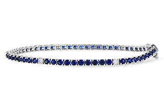 M329-55703: BRACELET 3.27 TW SAPP 3.52 TGW (7")
